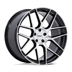 TSW Wheels – TW002 LASARTHE – Black – 17″x8″ 35mm – Summer Wheels – TW002BD17805235